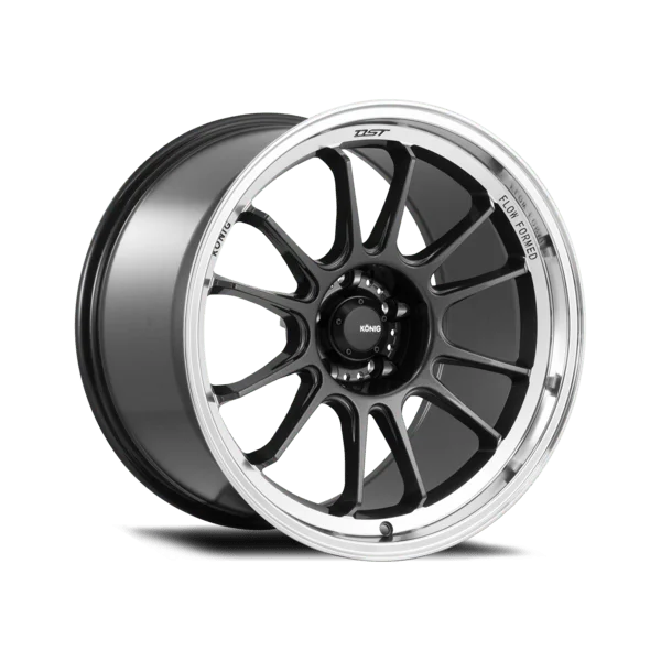 Konig Hypergram 17" 4x100 Metallic Carbon W/ Machined Lip